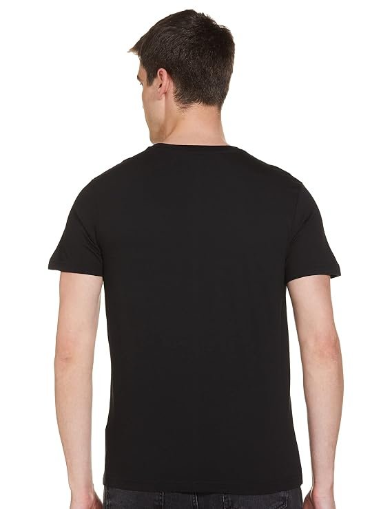 Max Men's Cotton Regular Fit Half Sleeves Crew Neck Solid Lounge T-Shirt - Image 2