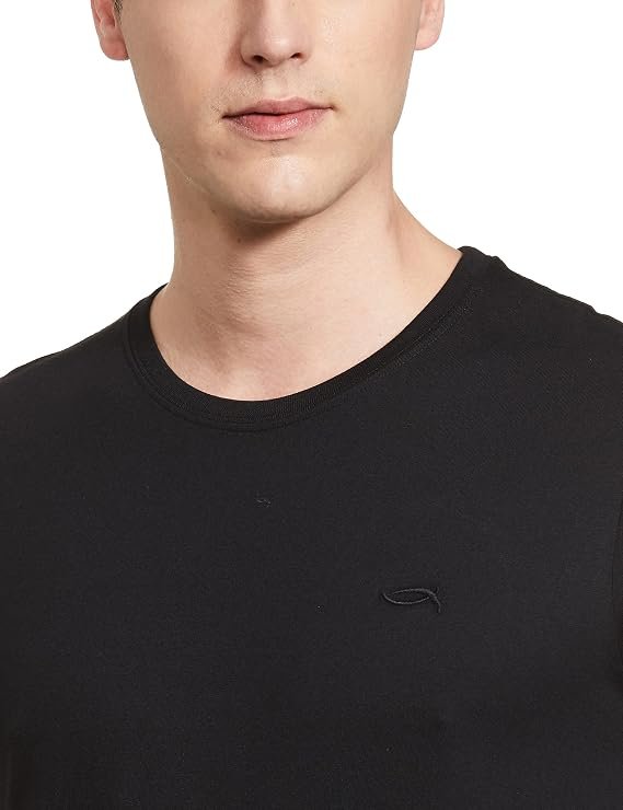 Max Men's Cotton Regular Fit Half Sleeves Crew Neck Solid Lounge T-Shirt - Image 3